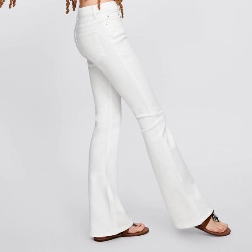 White Flare Jeans